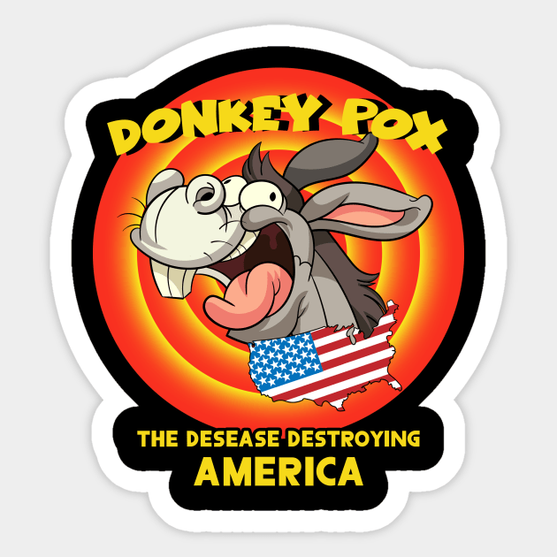 Donkey Pox Sticker by Oiyo